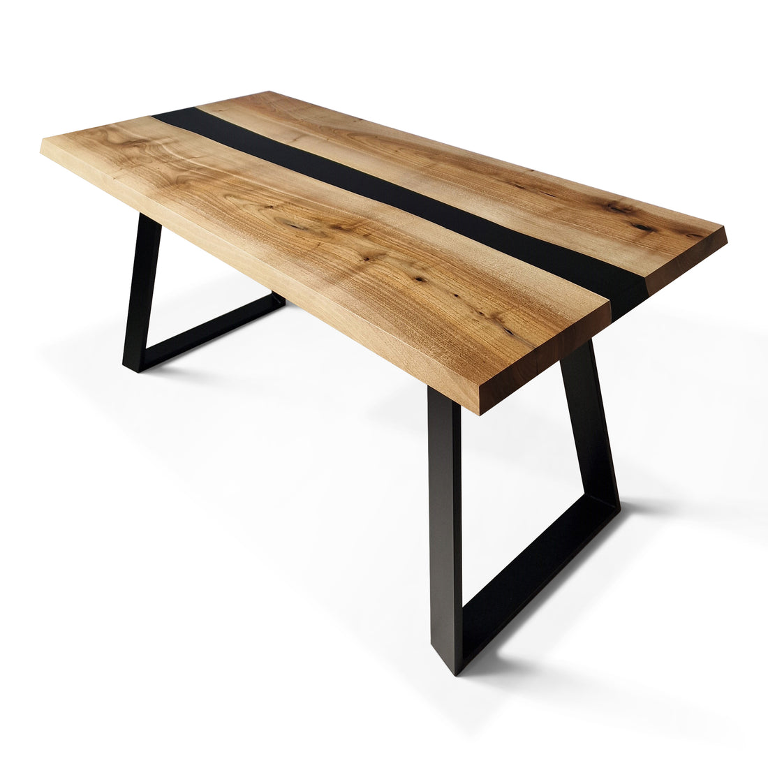 Wabi musta epoksipöytä