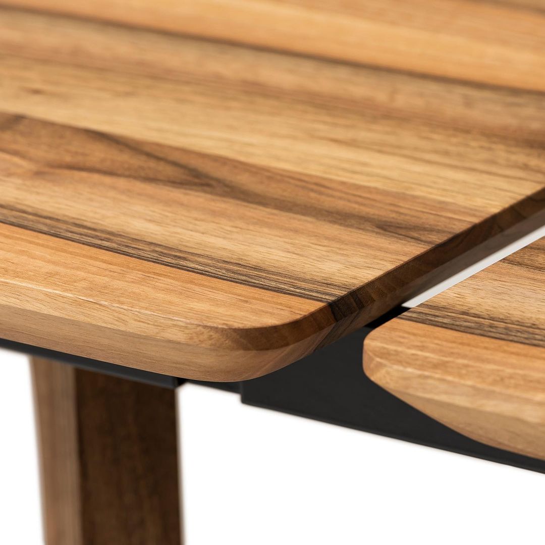 Aurora Extendable Walnut Dining Table| Solid Wood |S10Home