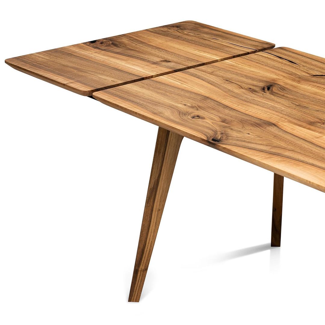 Aurora Extendable Walnut Dining Table| Solid Wood |S10Home