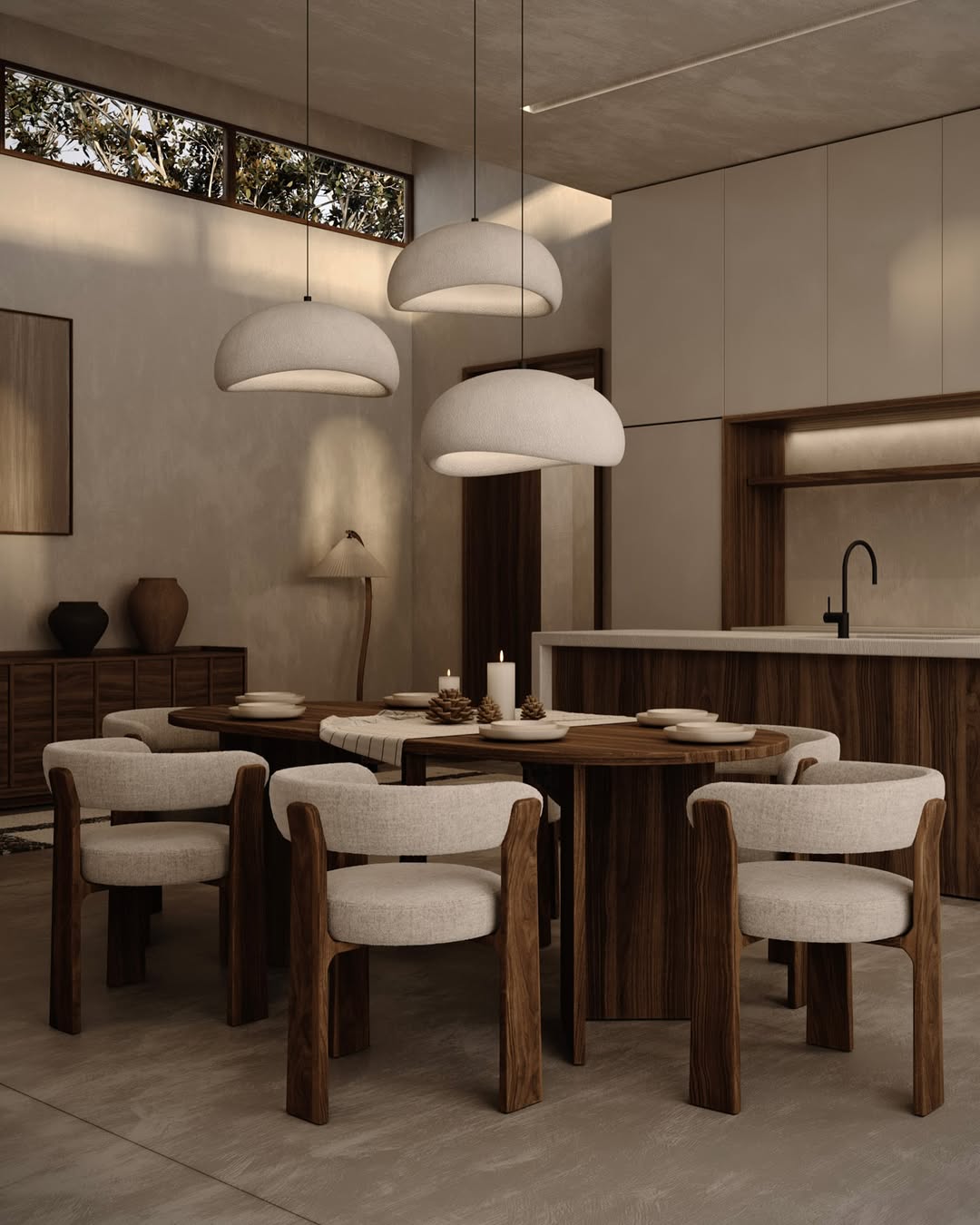 Athena Walnut Dining Chair