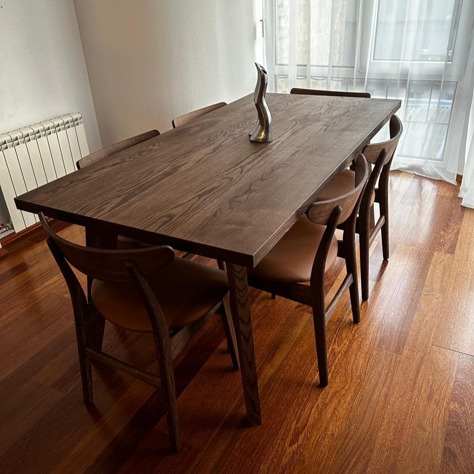 Aurora Extendable Dining Table in Chocolate Oak | S10Home
