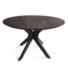 Bibi Extendable Round Dining Table in Solid Oak | S10Home