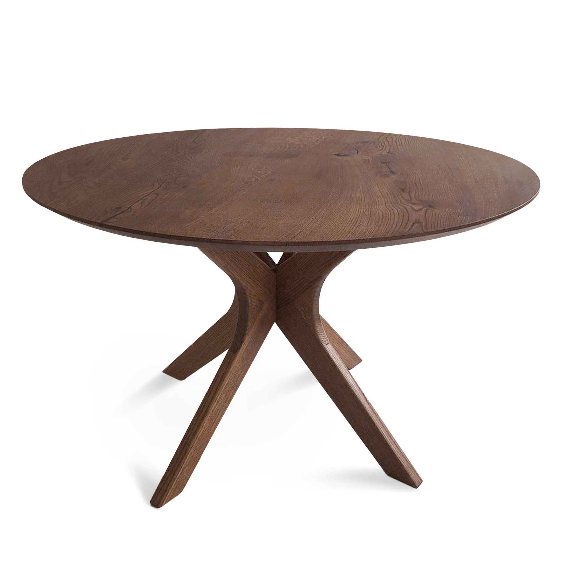 Bibi Extendable Round Dining Table in Solid Oak | S10Home
