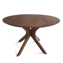 Bibi Extendable Round Dining Table in Solid Oak | S10Home