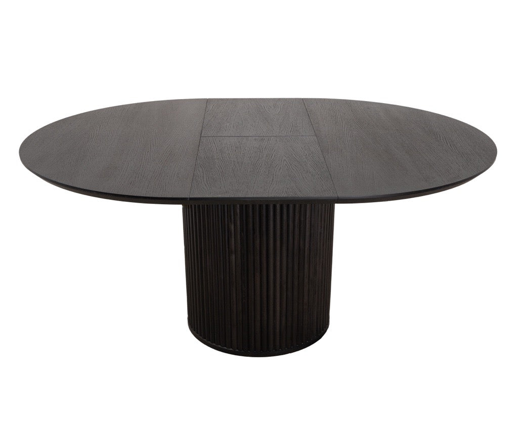 Chiara Dark Oak Round Dining Table | S10Home