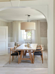 Clara Extendable Oak Dining Table | Solid Wood | S10 Home