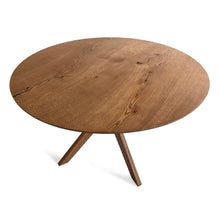 Bibi Extendable Round Dining Table in Solid Oak | S10Home