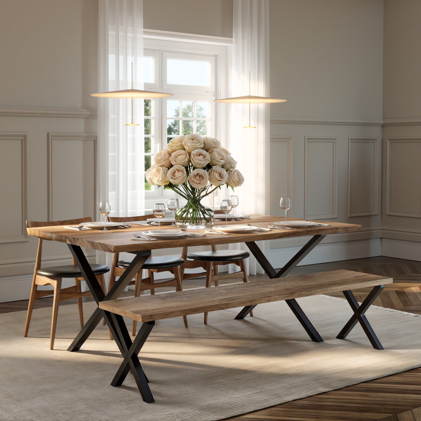 Bestseller Eva Extendable Dining Table | Walnut | S10Home