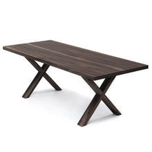 Eva Extendable Dining Table in Charcoal Walnut |Solid Wood |S10Home