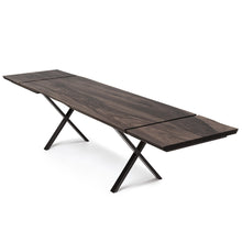 Eva Extendable Dining Table in Charcoal Walnut |Solid Wood |S10Home