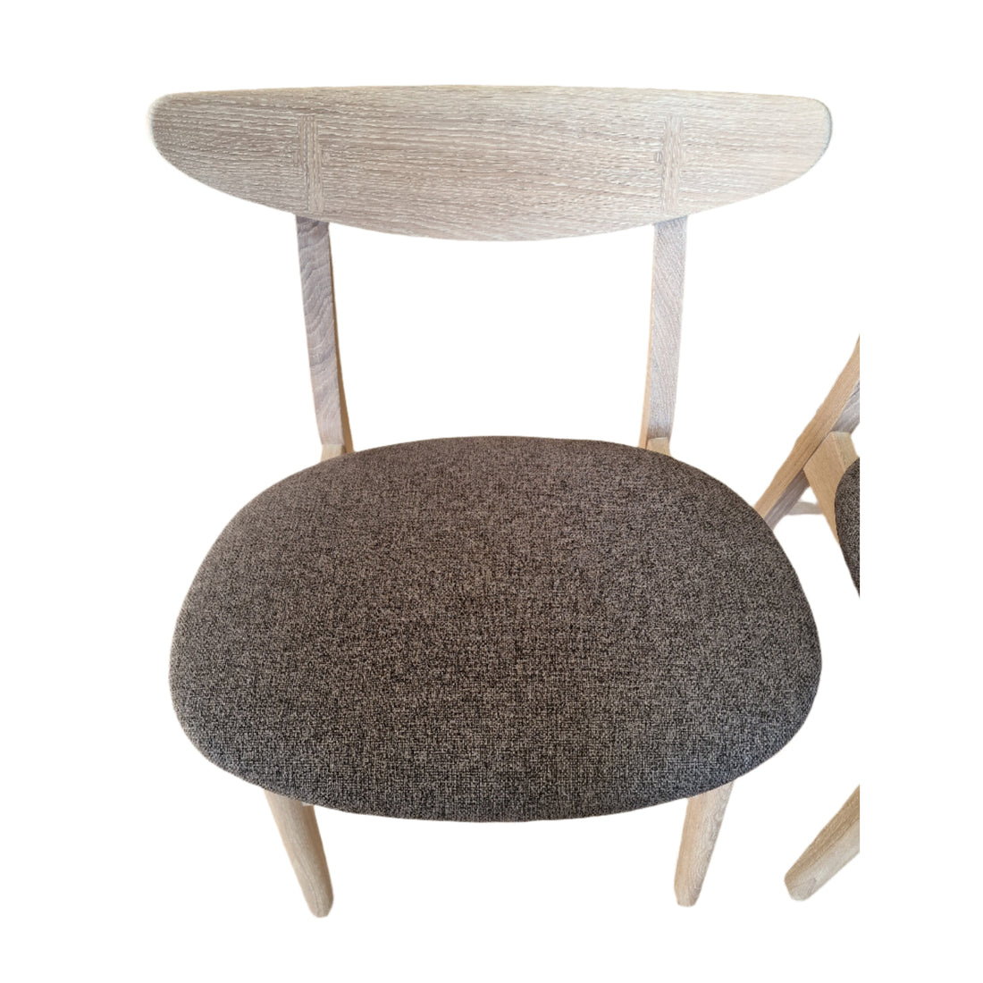 Eva Cotton Oak Dining -tuoli - 4 saatavilla