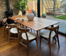 Aurora Extendable Walnut Dining Table| Solid Wood |S10Home