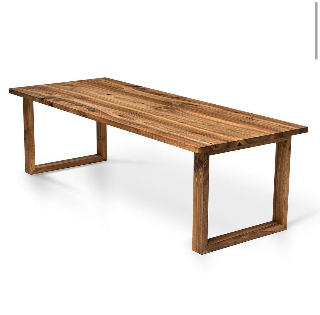 Natural Walnut Office Table | Solid wood | S10Home