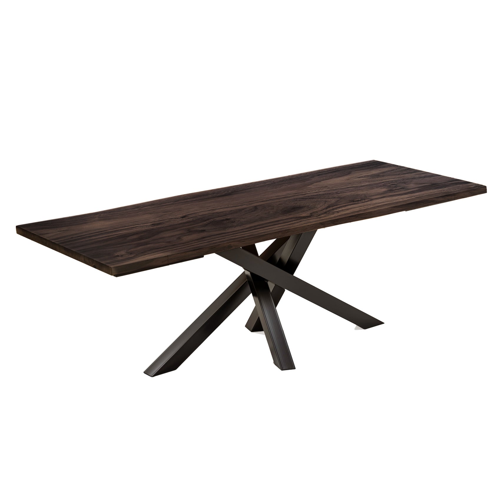 Julia Extendable Walnut Dining Table Spider Leg | S10Home