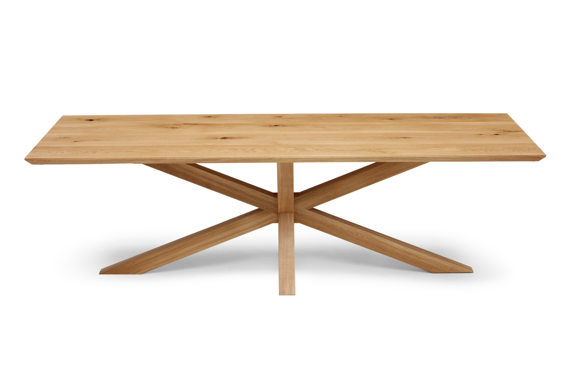 Julia Extendable Oak Dining Table Spider Leg | S10Home