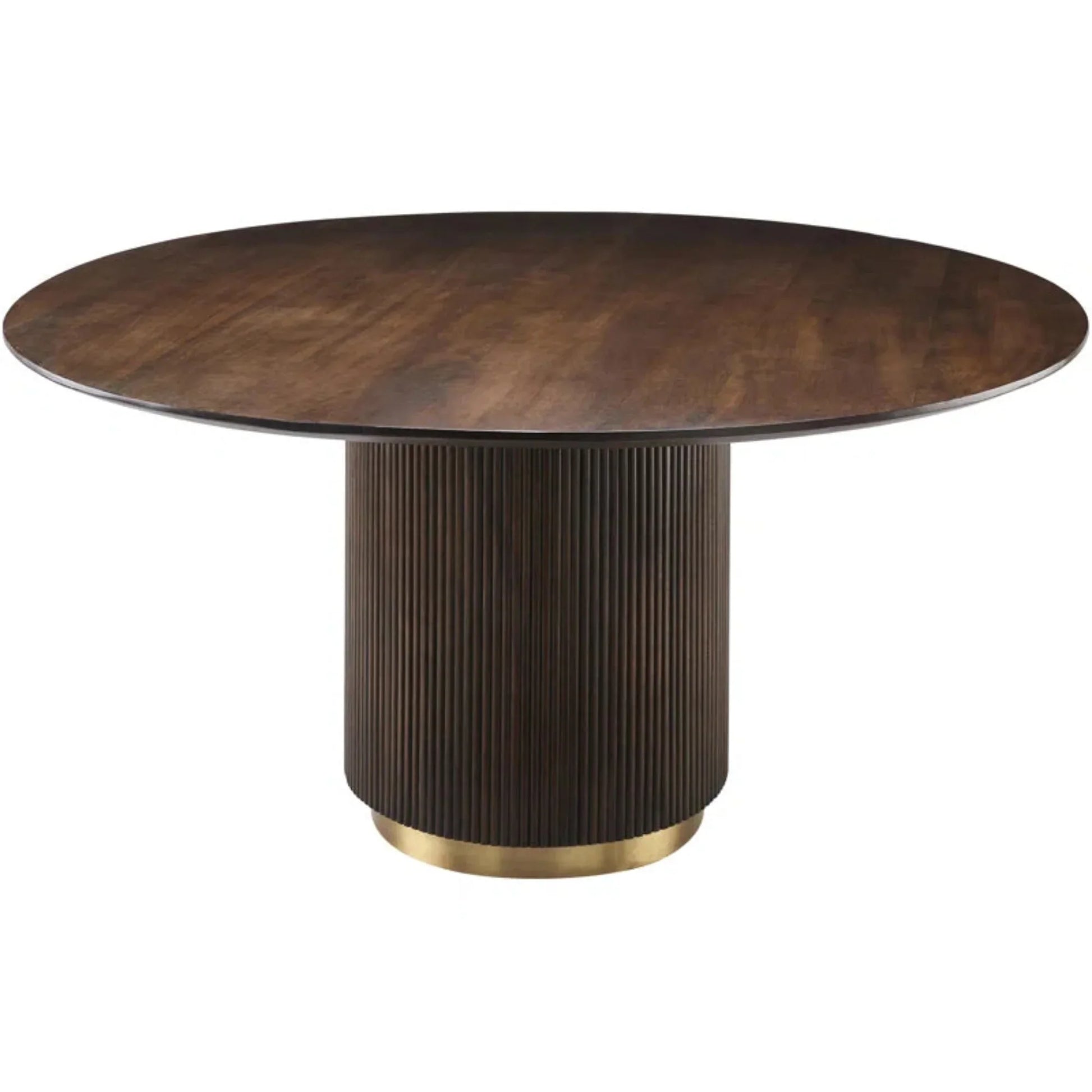 Chiara Dark Oak Round Dining Table | S10Home