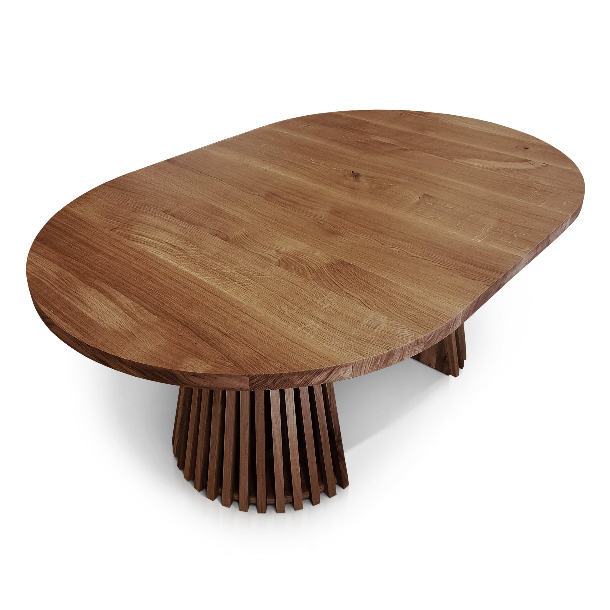 Vivien Extendable Round Dining Table in Chocolate Oak | S10Home