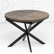 Beatrice Extendable Round Dining Table in Chocolate Oak | S10Home