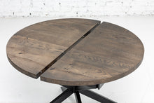 Beatrice Extendable Round Dining Table in Chocolate Oak | S10Home