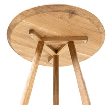 Round Oak Cafe Table | Solid Wood | S10Home