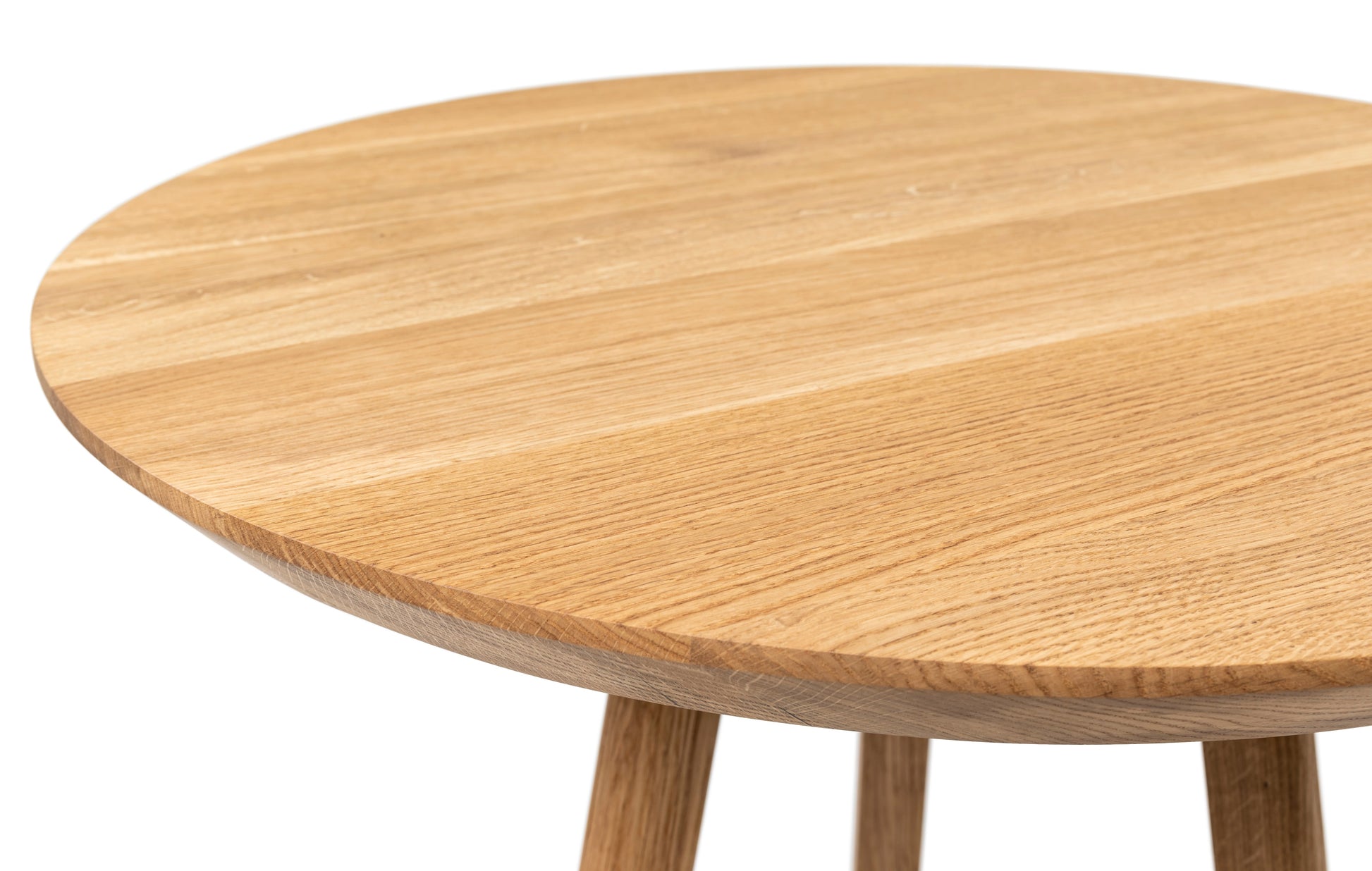 Round Oak Cafe Table | Solid Wood | S10Home