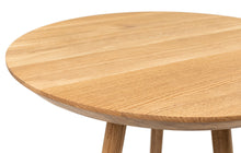 Round Oak Cafe Table | Solid Wood | S10Home