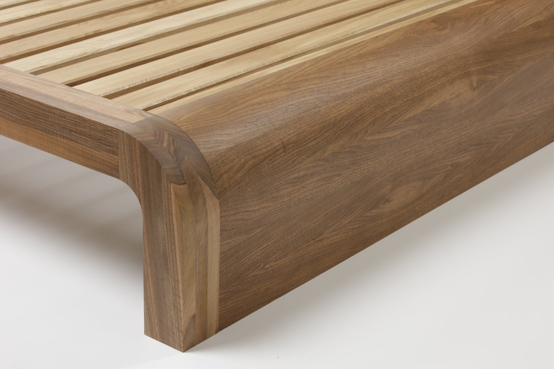 Emma Walnut Wood Bed | S10Home