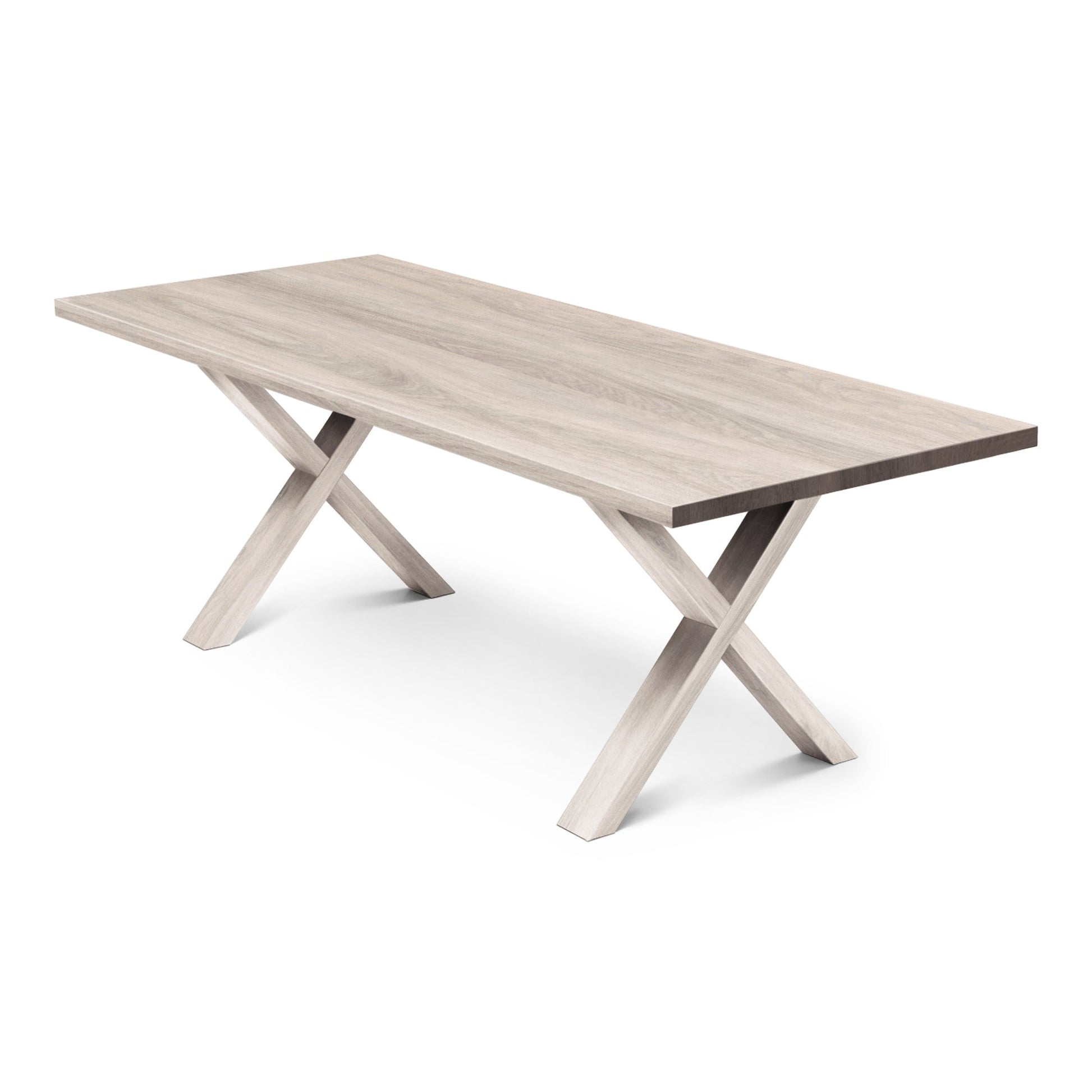 Eva Extendable Dining Table in Cotton Oak | Solid Wood | S10Home