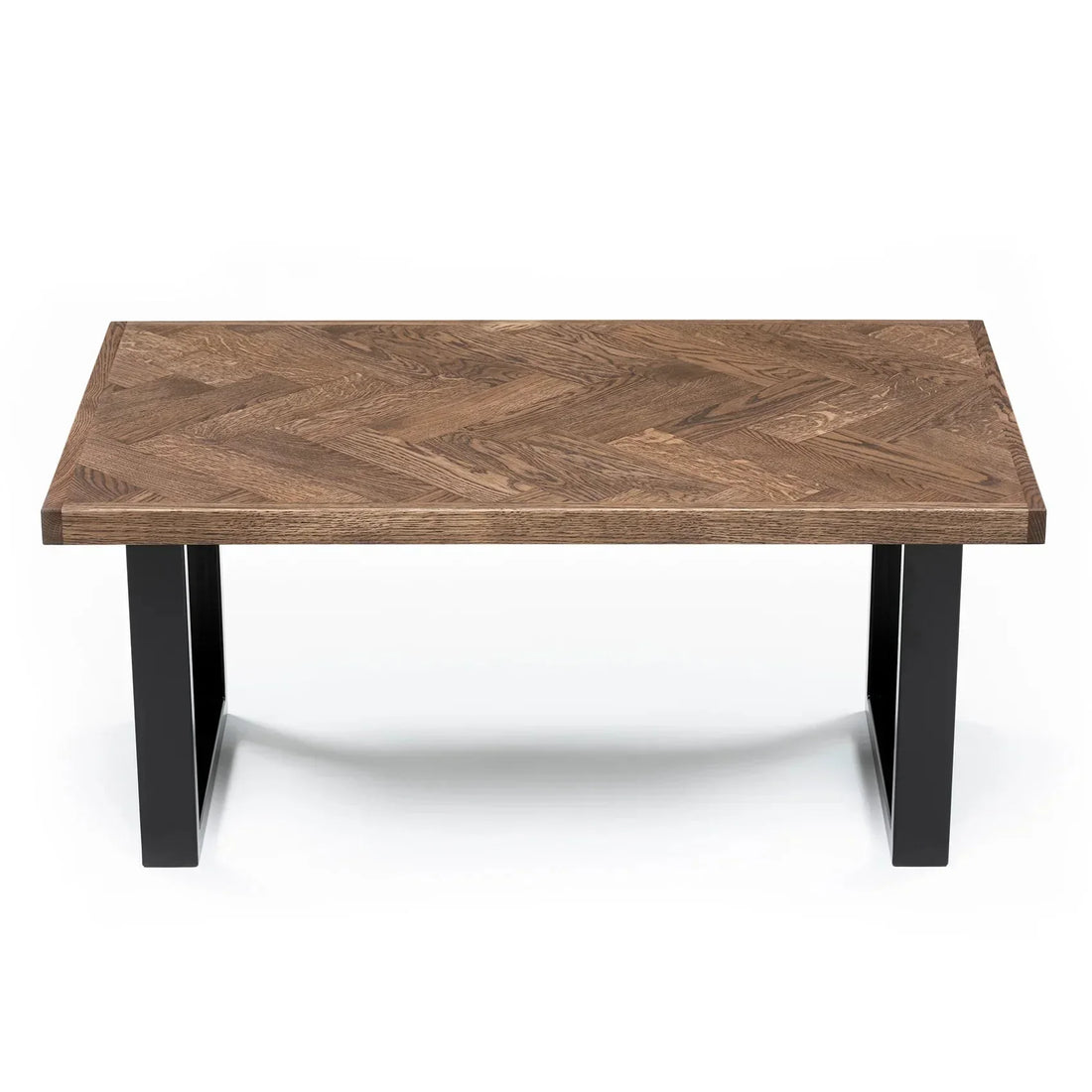 Astrid Herringbone Coffee Table in Chocolate Oak | S10Home