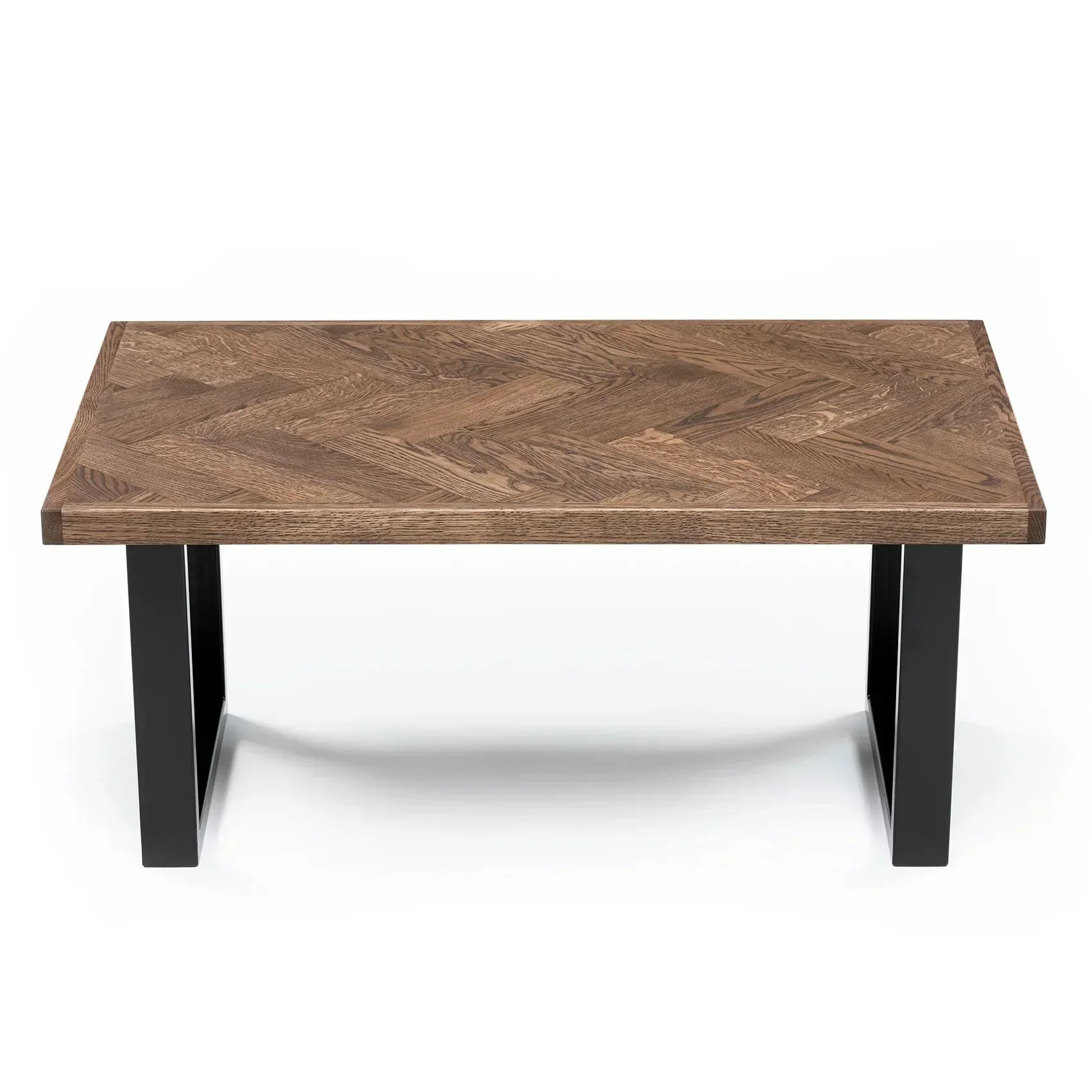 Astrid Herringbone Coffee Table in Chocolate Oak | S10Home
