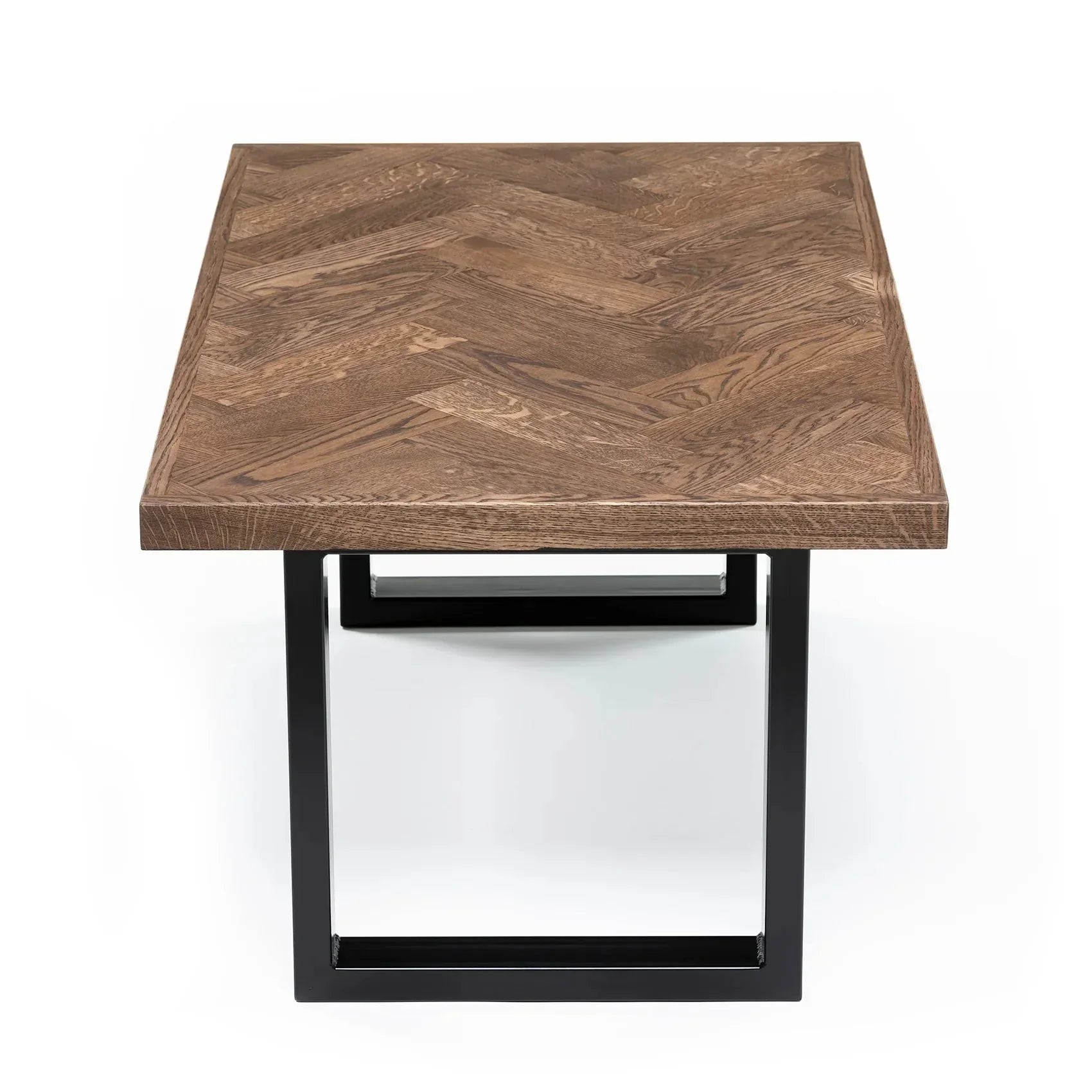 Astrid Herringbone Coffee Table in Chocolate Oak | S10Home