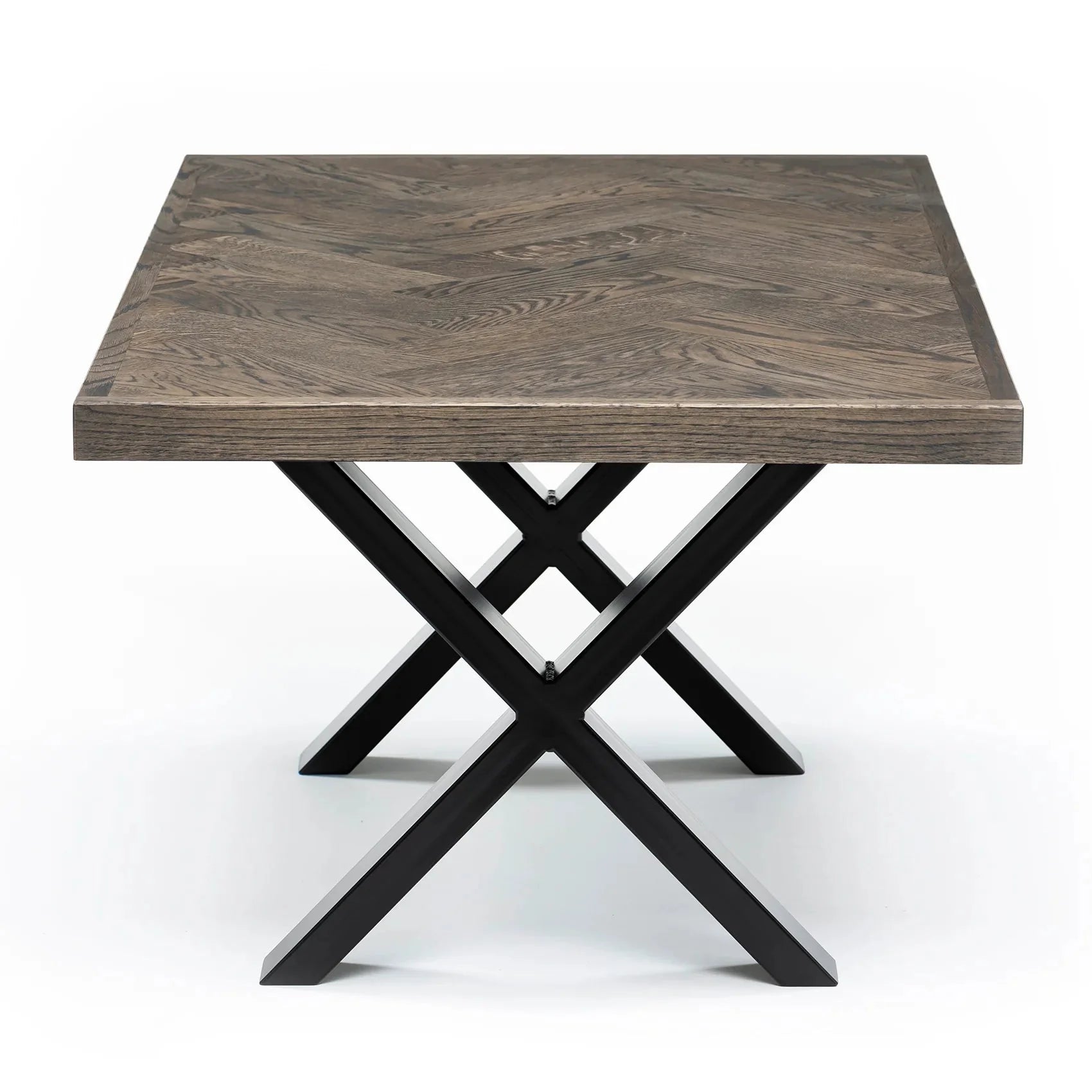 Astrid Herringbone Coffee Table in Charcoal Oak | S10 Home