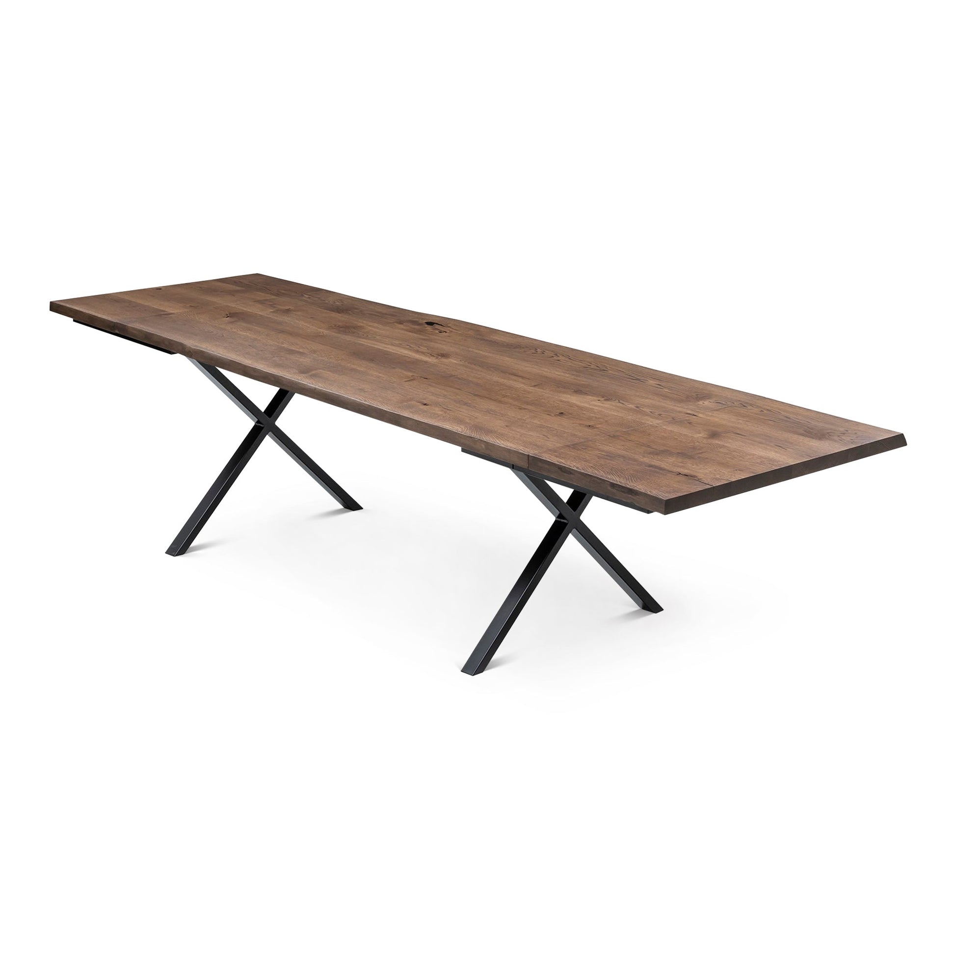 Eva Extendable Dining Table in Chocolate Oak by S10Home