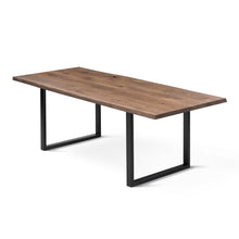 Eva Extendable Dining Table in Chocolate Oak by S10Home