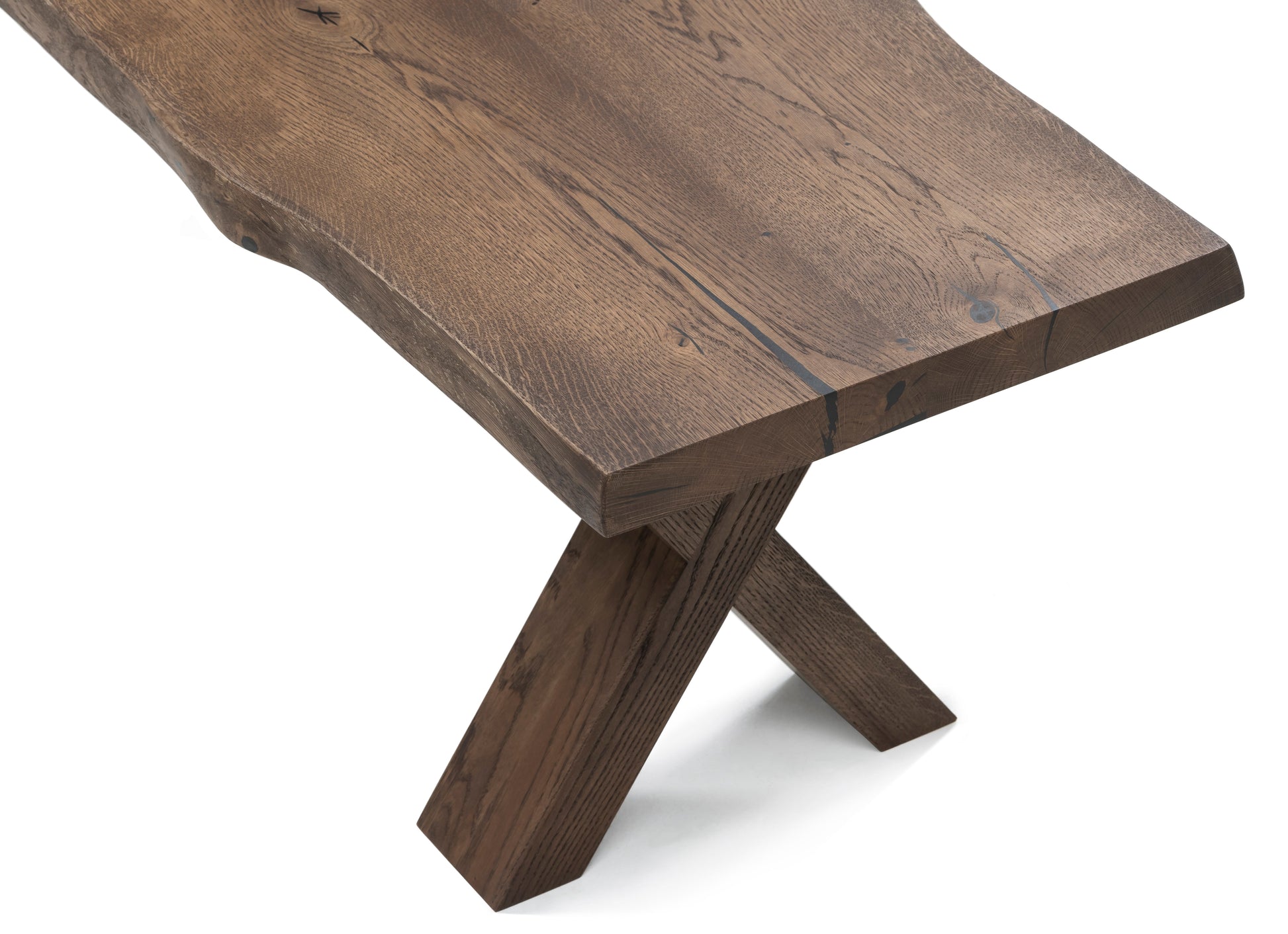 Chocolate Oak Bench | Solid Wood | S10Home