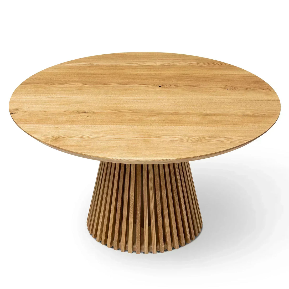 Vivien Extendable Round Oak Dining Table | S10Home
