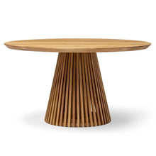 Vivien Extendable Round Oak Dining Table | S10Home