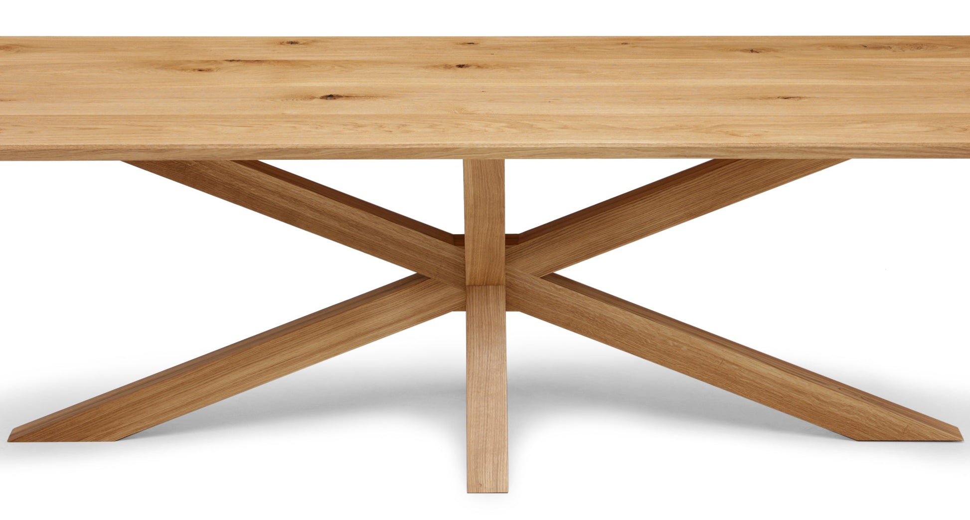 Julia Extendable Oak Dining Table Spider Leg | S10Home