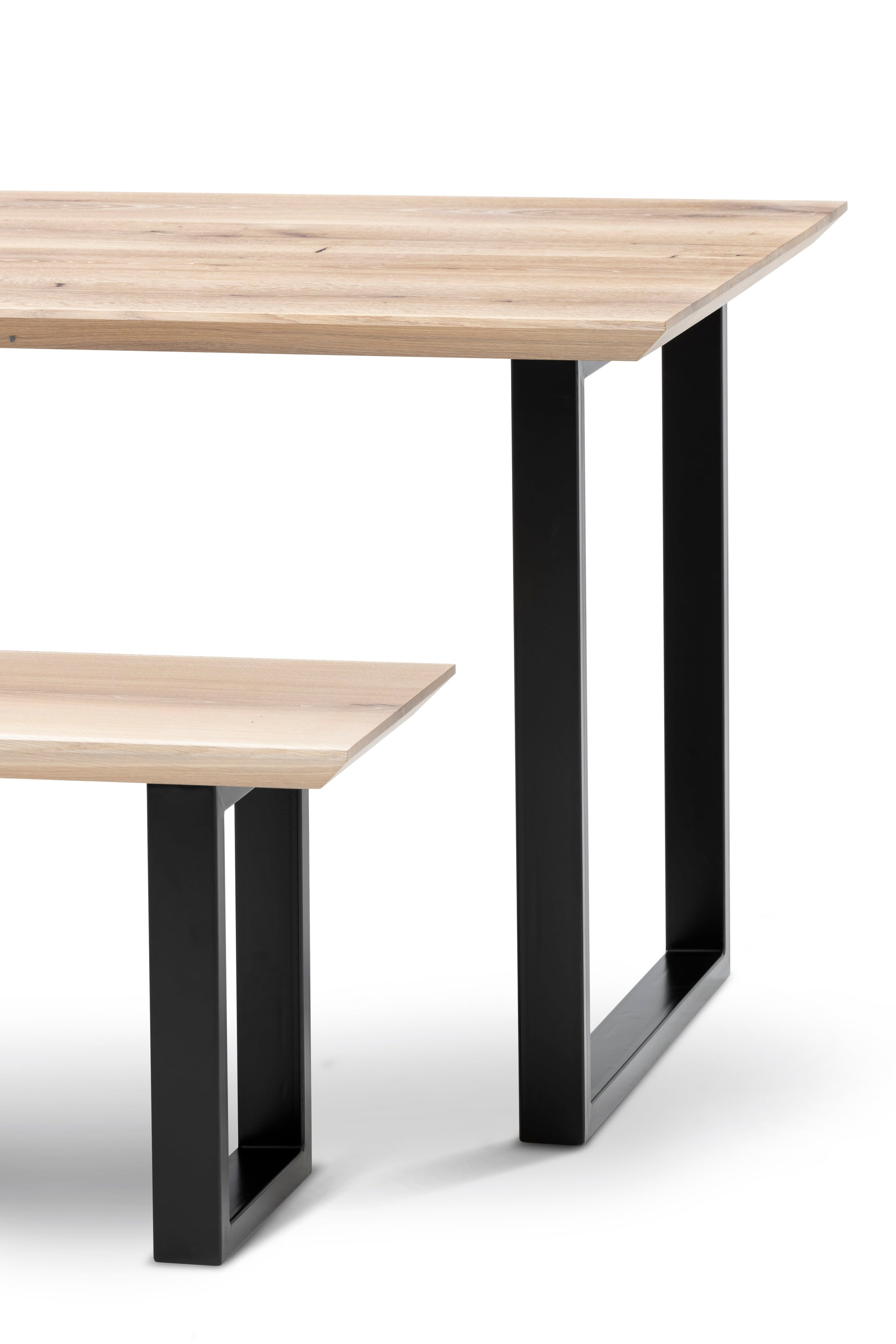 Eva Extendable Dining Table in Cotton Oak | Solid Wood | S10Home