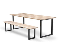 Eva Extendable Dining Table in Cotton Oak | Solid Wood | S10Home