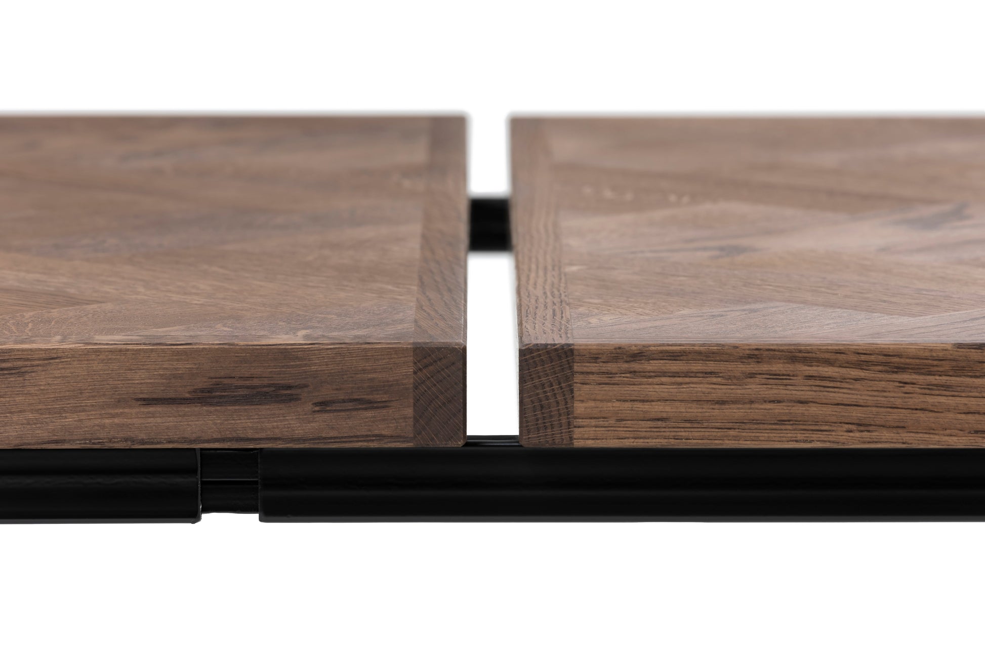 Astrid Extendable Herringbone Dining Table in Chocolate Oak | S10Home