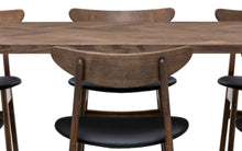 Astrid Extendable Herringbone Dining Table in Chocolate Oak | S10Home