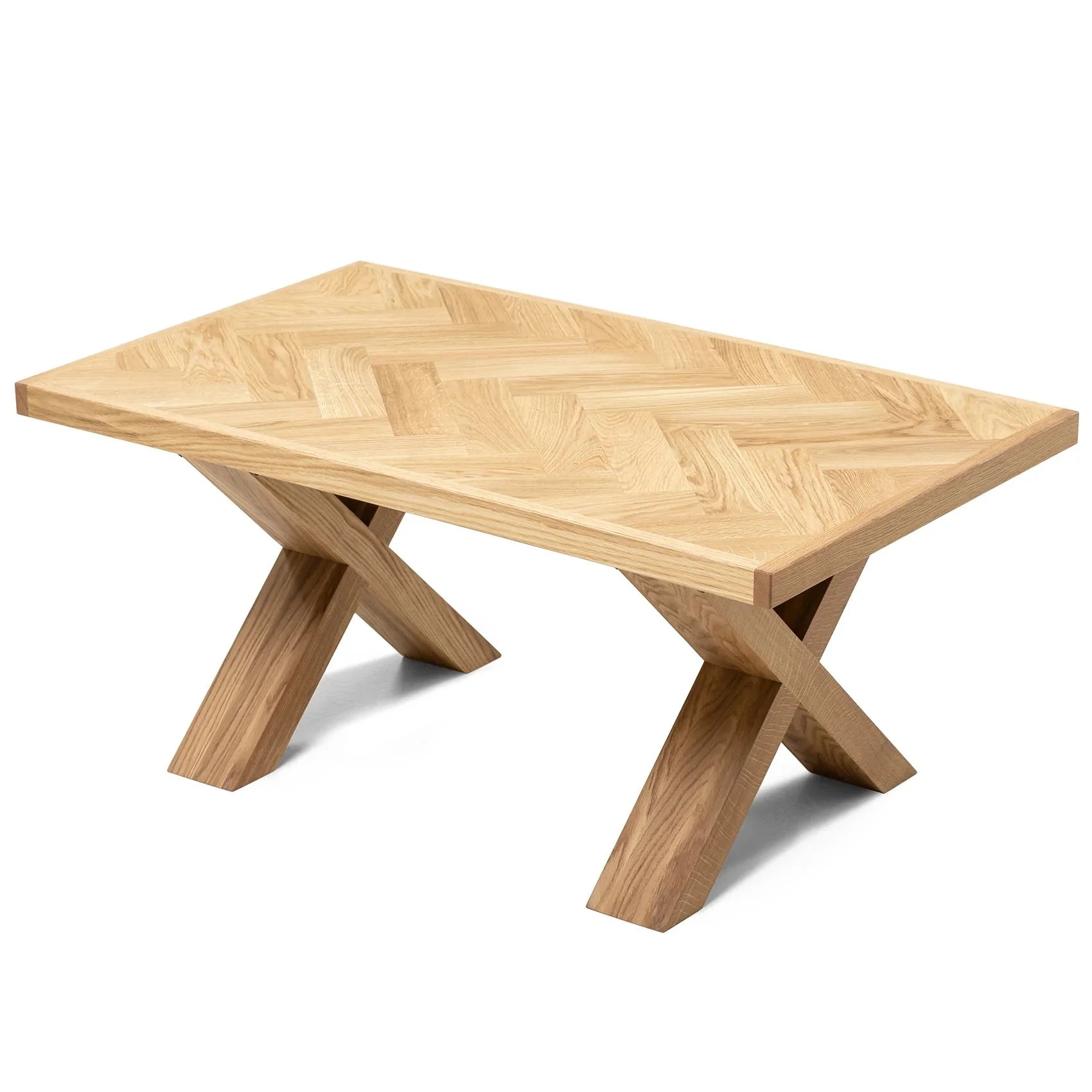 Herringbone Oak Coffee Table | Solid Wood | S10Home