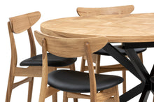 Astrid Extendable Round Herringbone Dining Table |Solid Oak |S10 Home