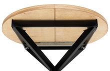 Astrid Extendable Round Herringbone Dining Table |Solid Oak |S10 Home