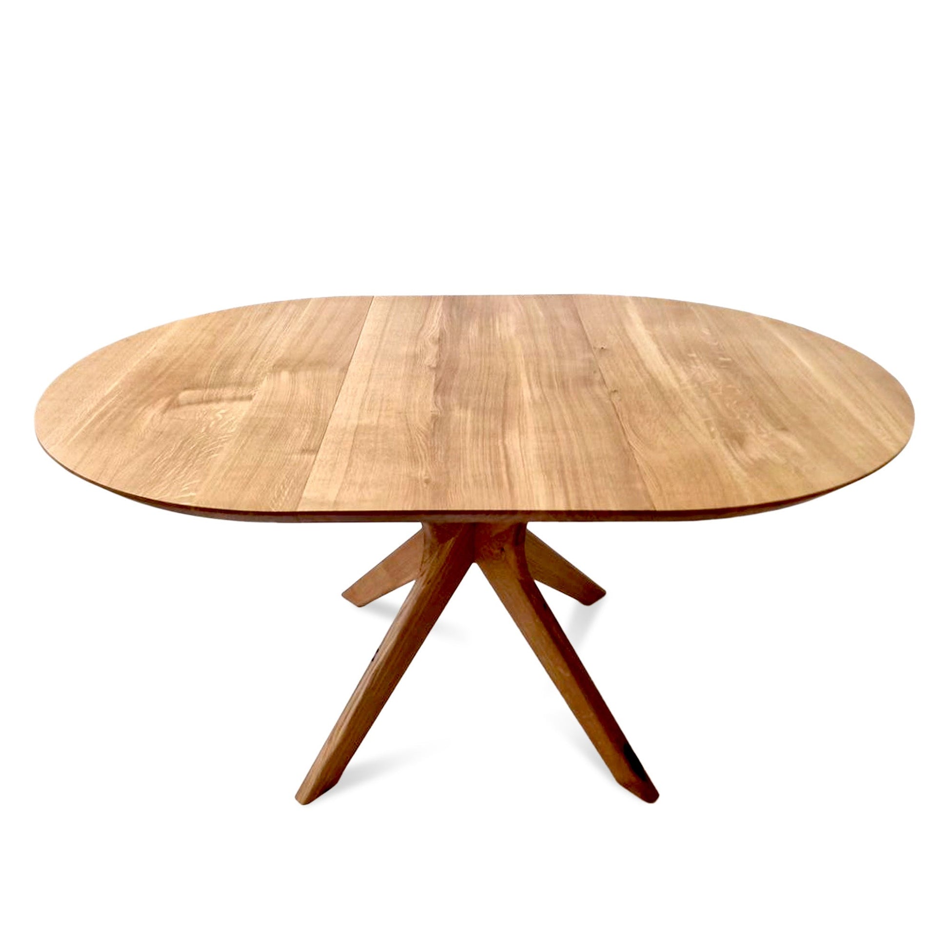 Bibi Extendable Round Dining Table in Solid Oak | S10Home