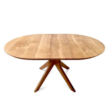 Bibi Extendable Round Dining Table in Solid Oak | S10Home
