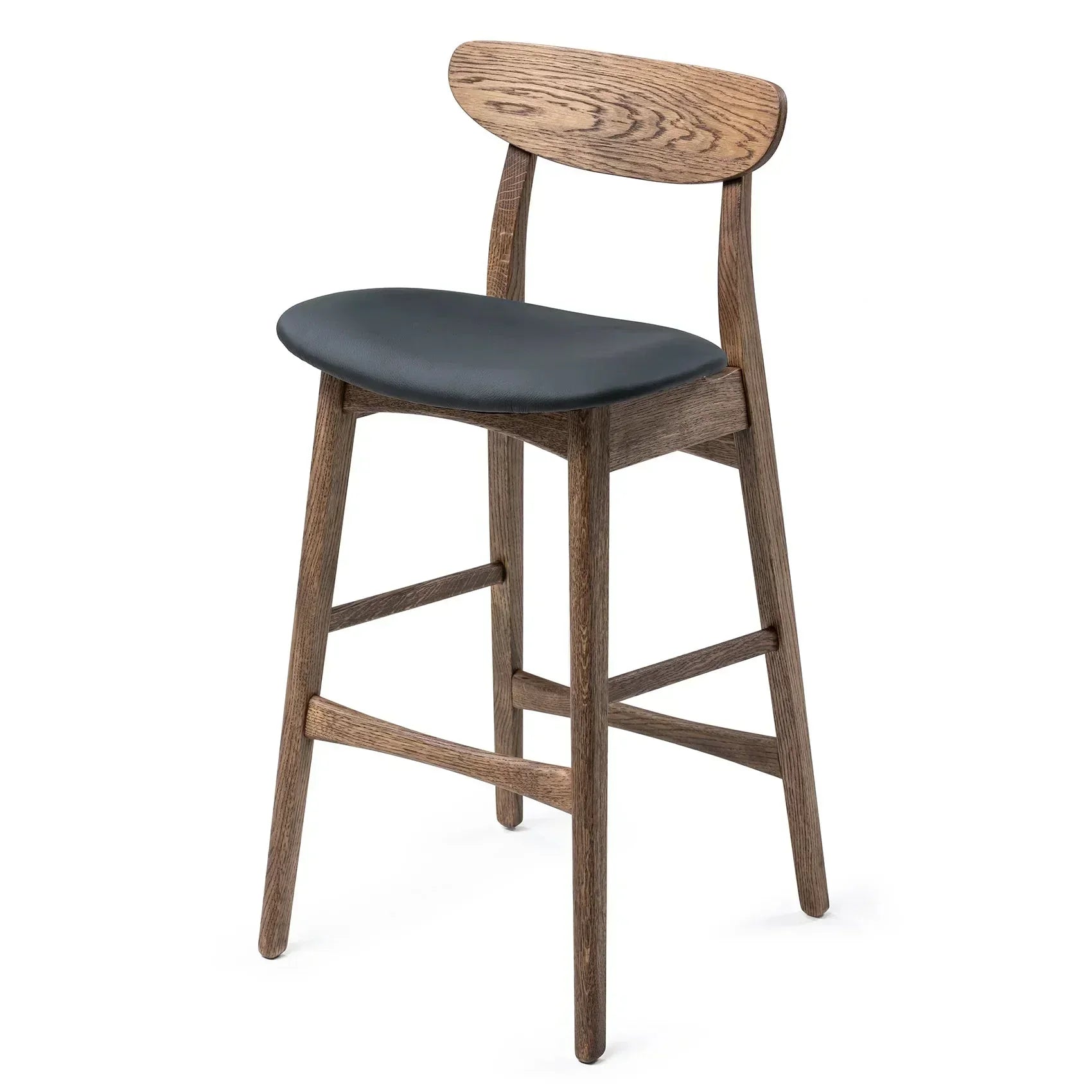 Eva Oak Bar Stool | S10Home