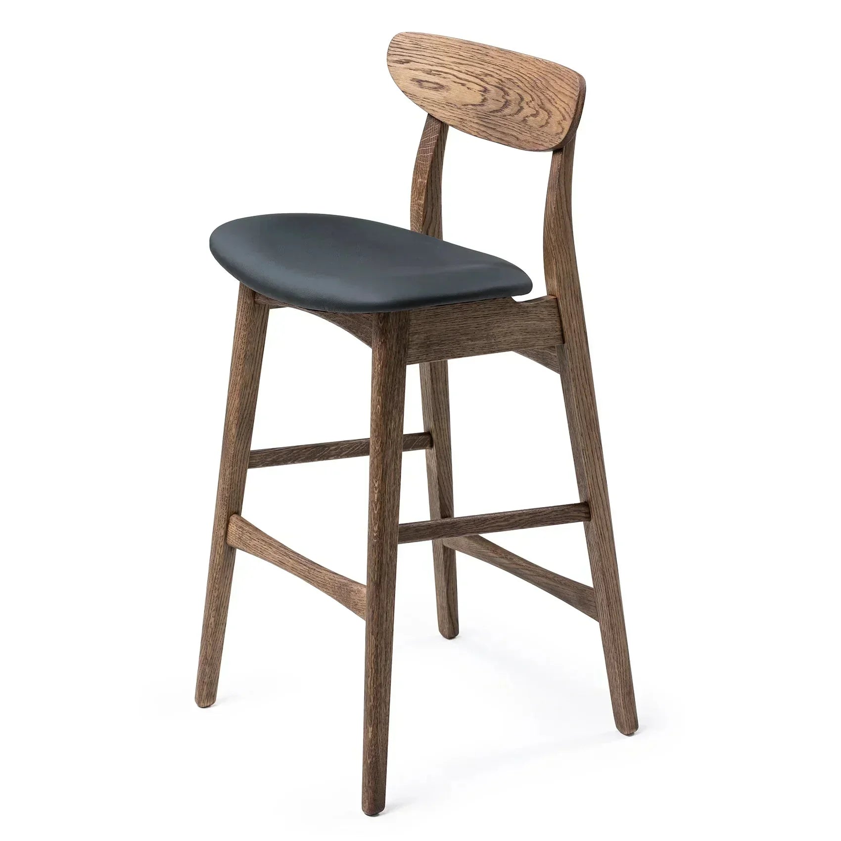 Eva Oak Bar Stool | S10Home