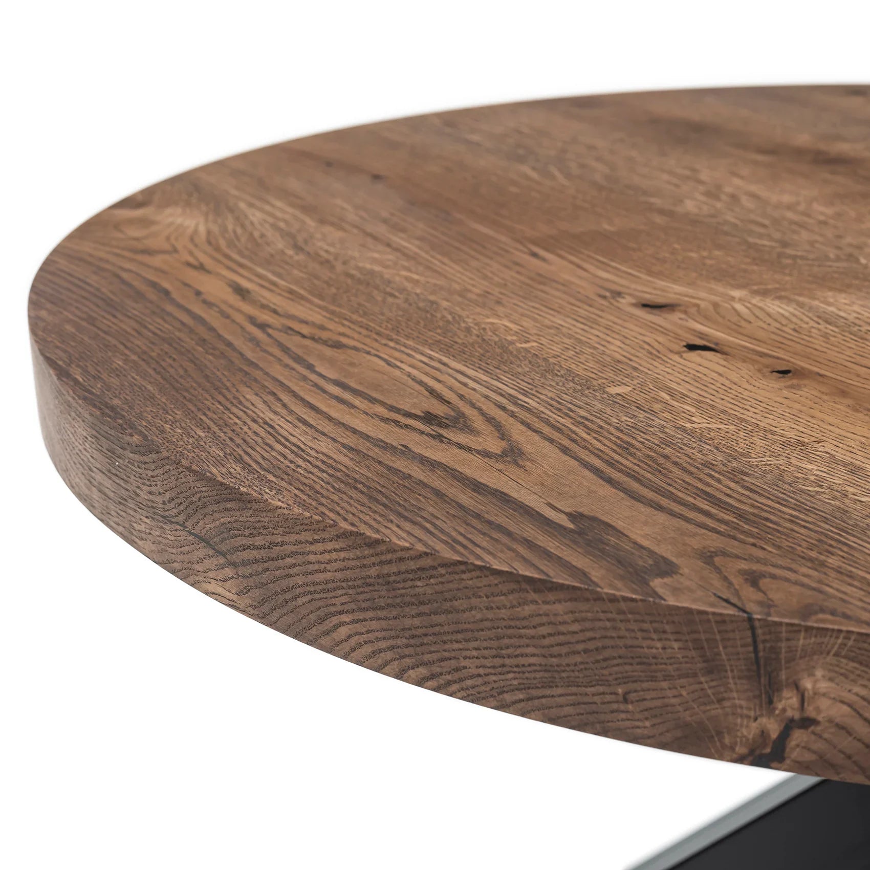 Beatrice Round Coffee Table in Chocolate Oak | S10Home
